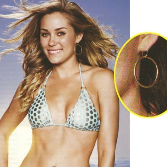 Jill Alberts Vermeil Hoop Earrings - Picture 3 of 3